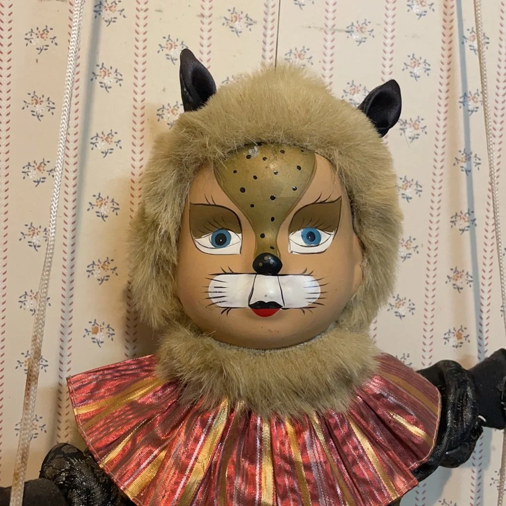 lion circus puppet antique - Picture 3 of 4